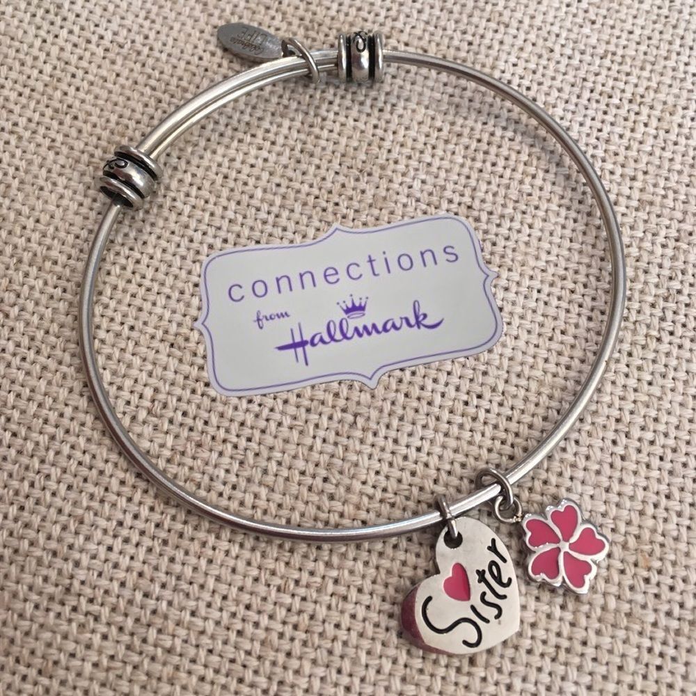 Hallmark Connections 💕Sister Bracelet Wire Charms